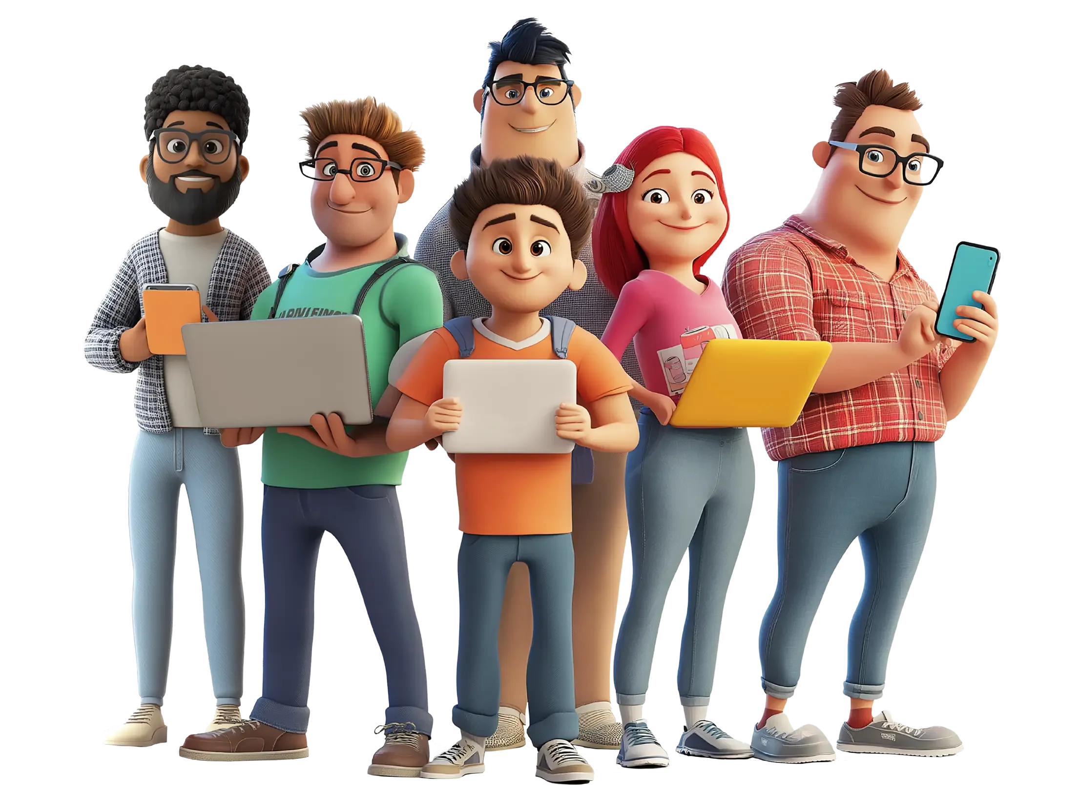 Children and teachers using Brainschool